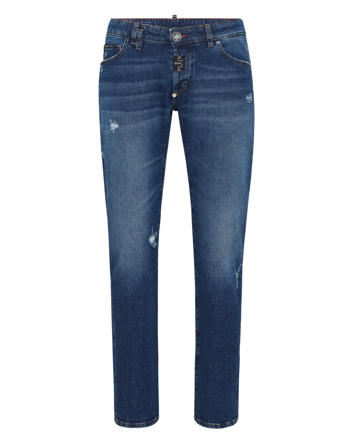Denim Skinny Trousers, цвет: Синий