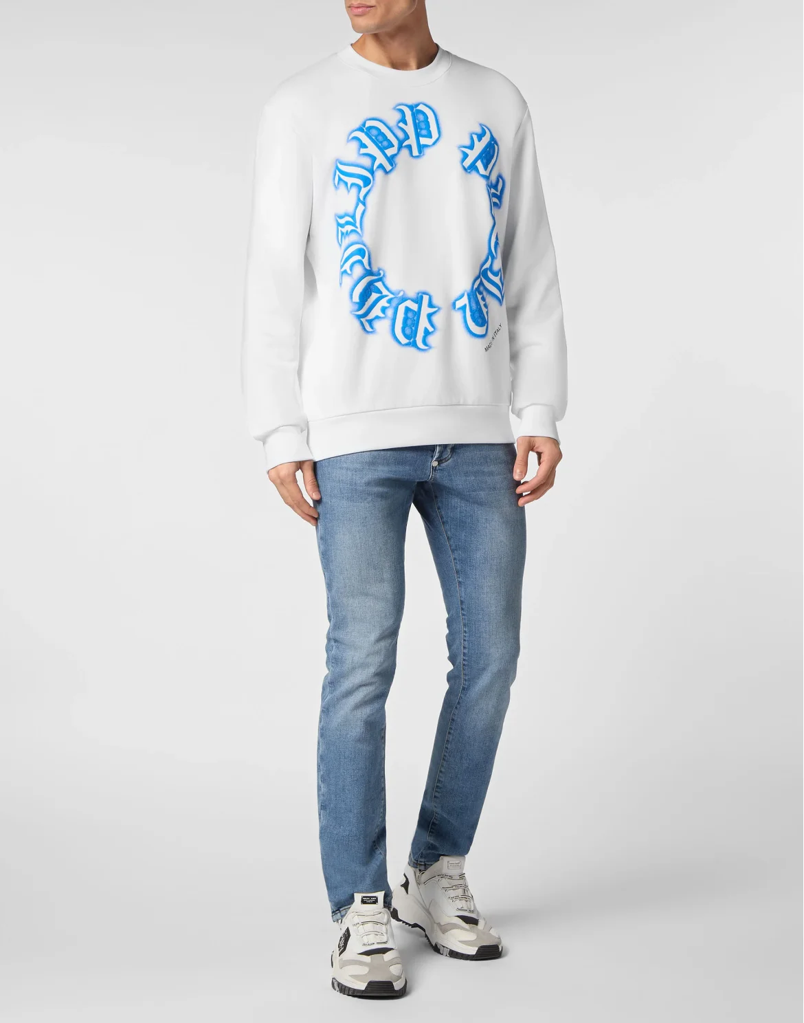 Sweatshirt Roundneck Tattoo, цвет: Белый