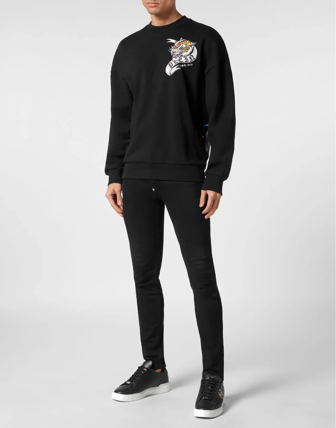 Sweatshirt Roundneck Tattoo, цвет: Черный