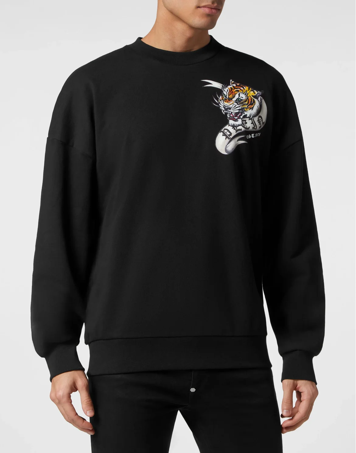 Sweatshirt Roundneck Tattoo, цвет: Черный