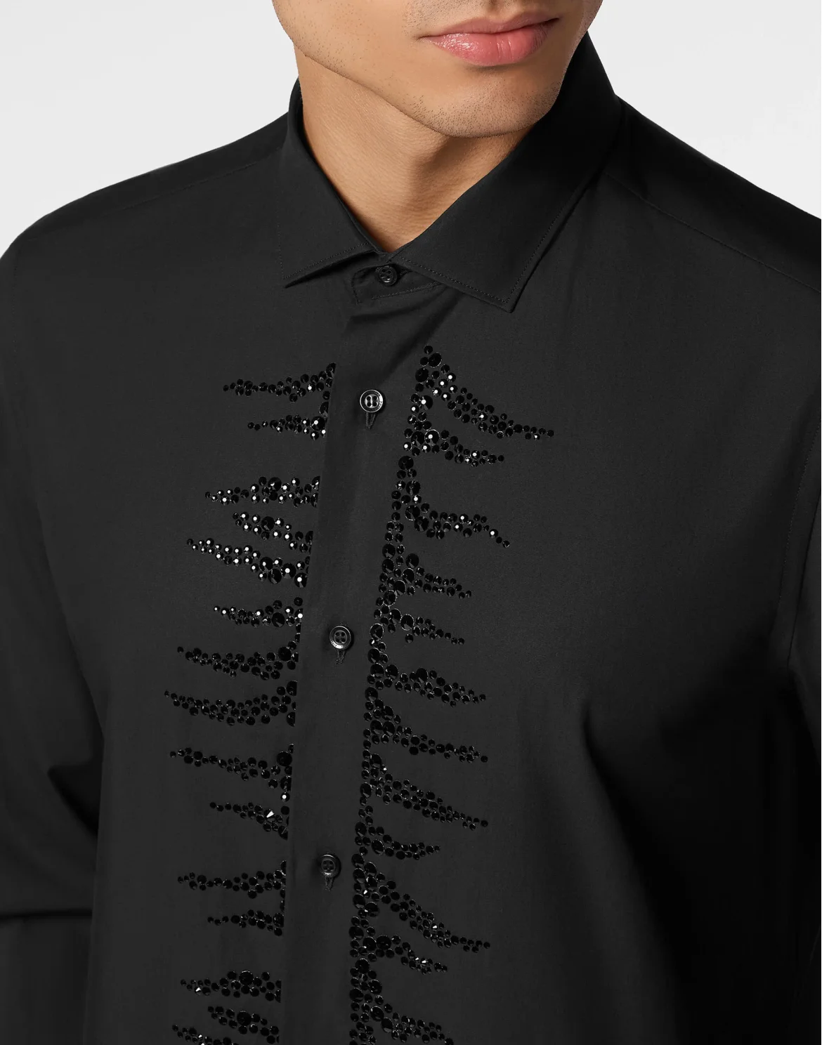 Shirt Sugar Daddy Cut LS Stones, цвет: Черный