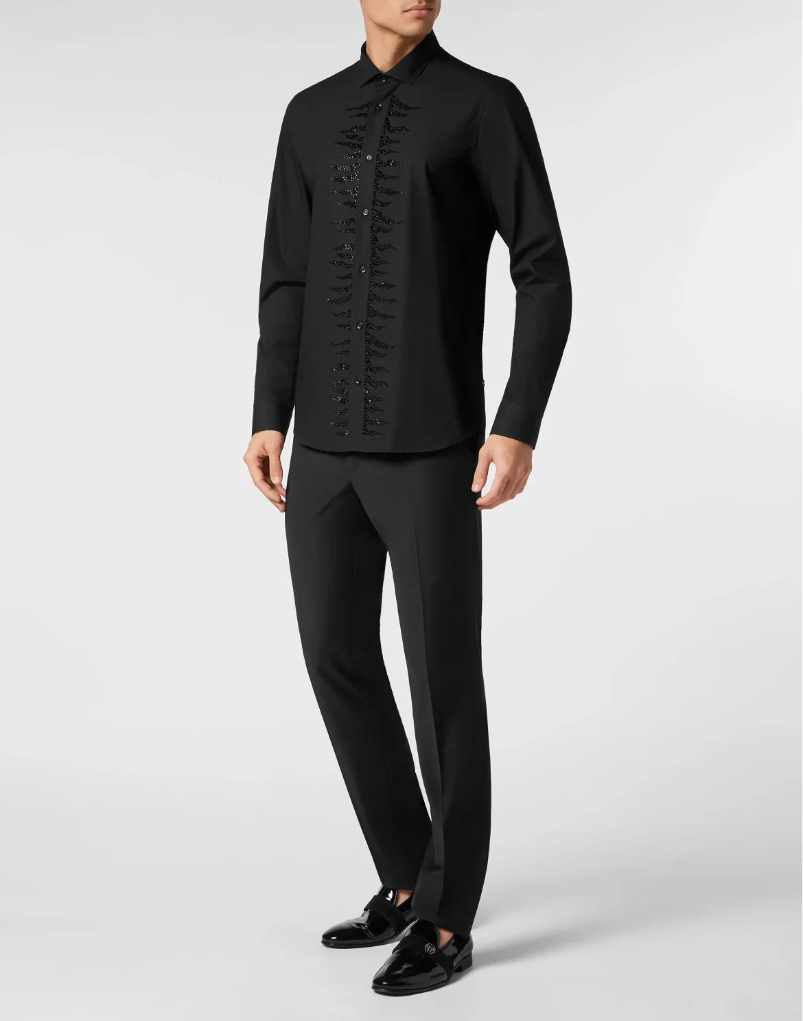 Shirt Sugar Daddy Cut LS Stones, цвет: Черный