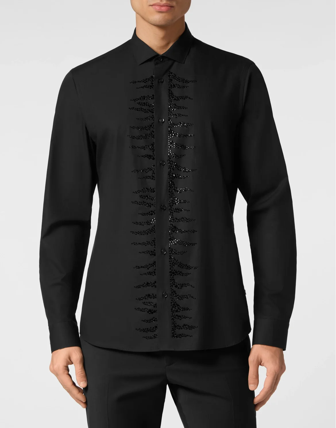Shirt Sugar Daddy Cut LS Stones, цвет: Черный