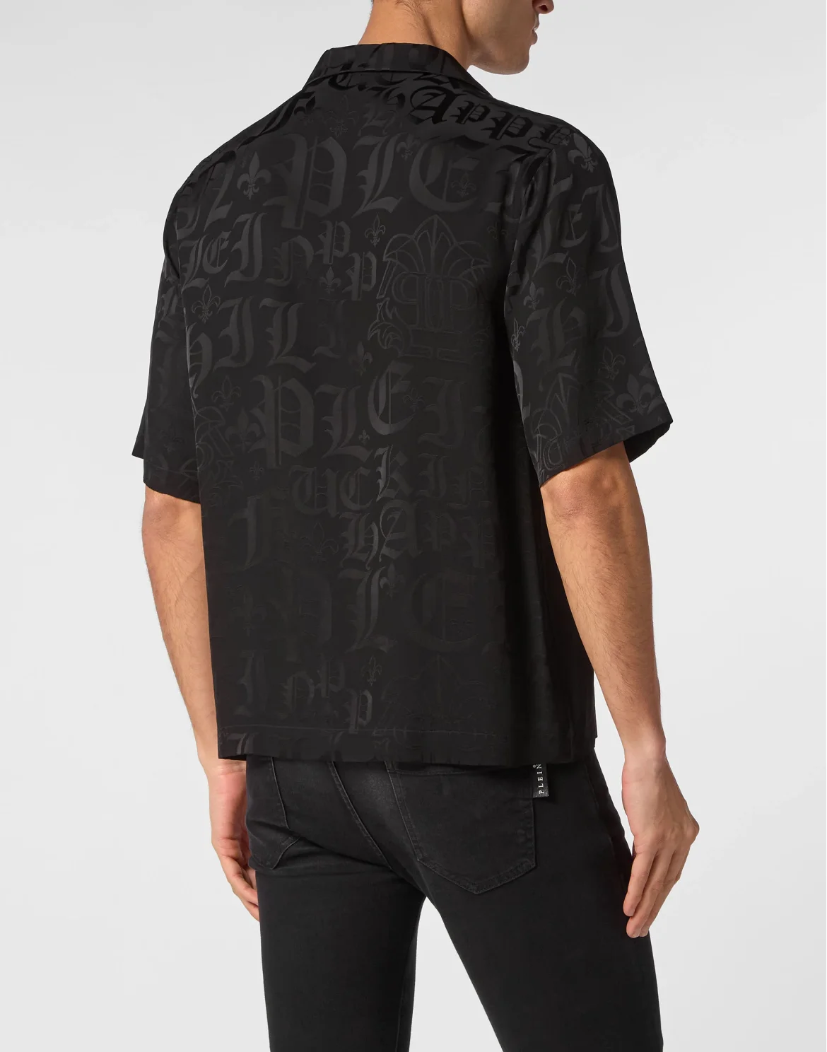 Jacquard Shirt SS Monogram, цвет: Черный