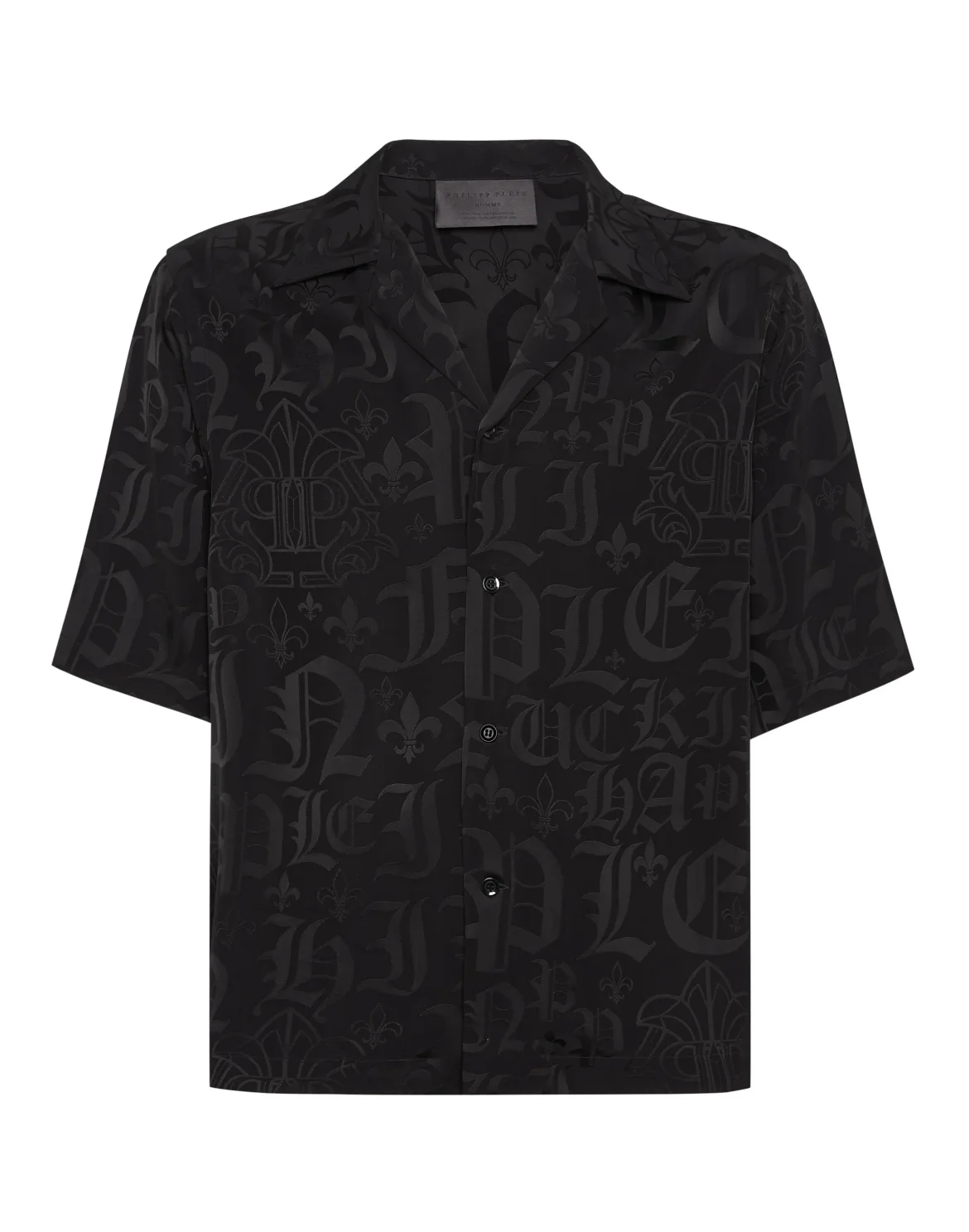 Jacquard Shirt SS Monogram, цвет: Черный