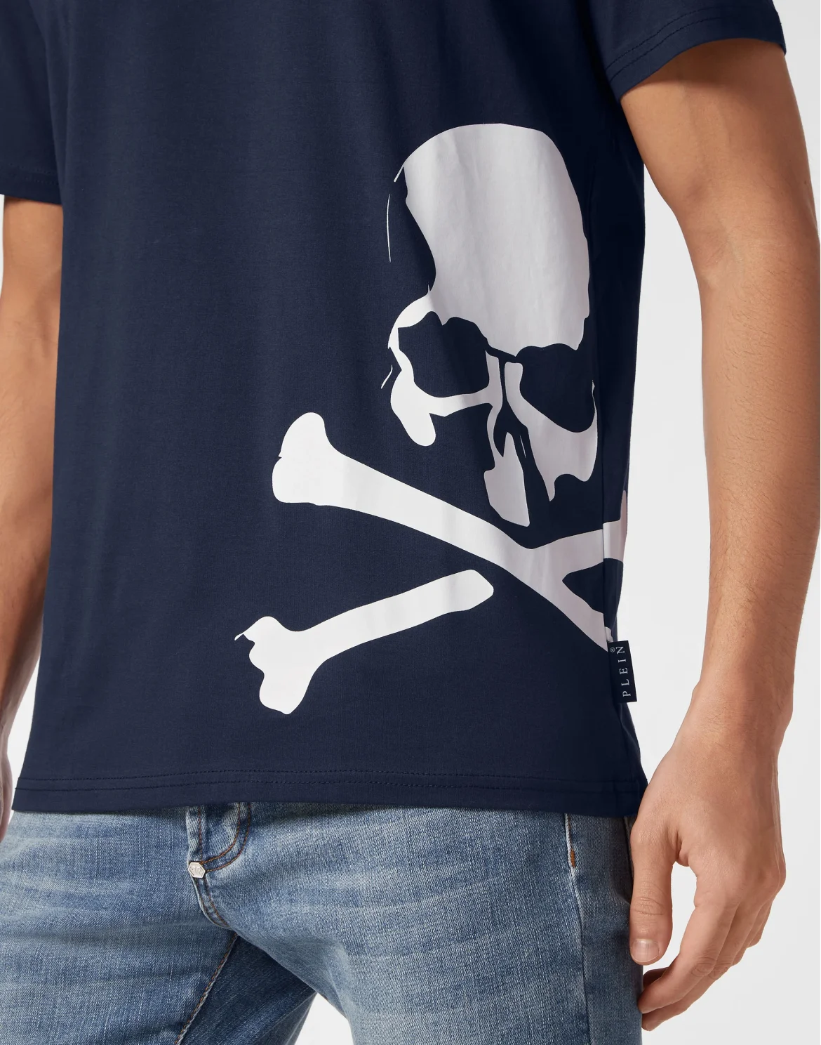 T-shirt Round Neck SS Skull&Bones, цвет: Синий