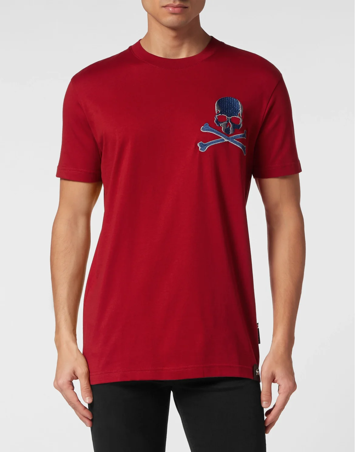 T-shirt Round Neck SS Skull&Bones, цвет: Красный