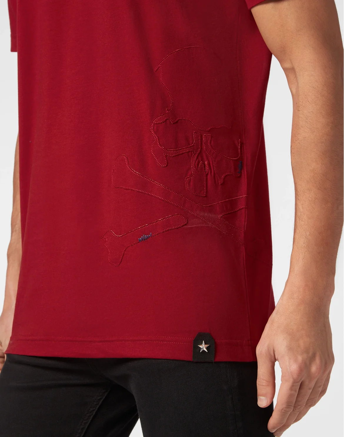 T-shirt Round Neck SS Skull&Bones, цвет: Красный