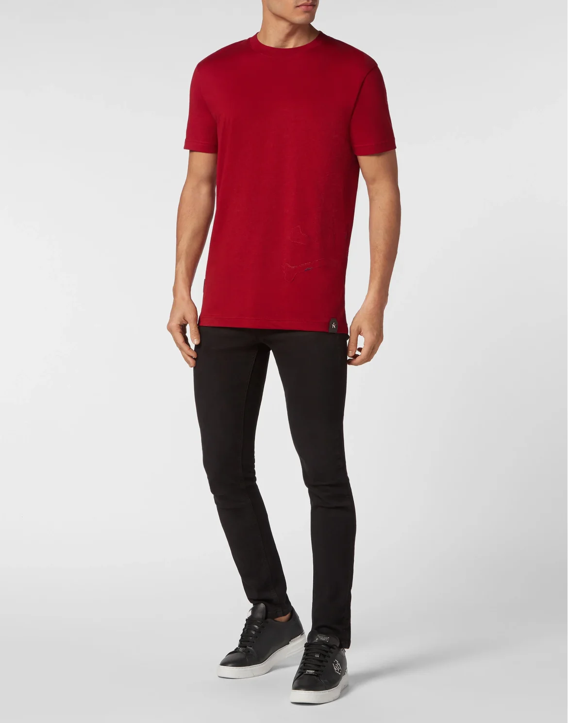 T-shirt Round Neck SS Skull&Bones, цвет: Красный