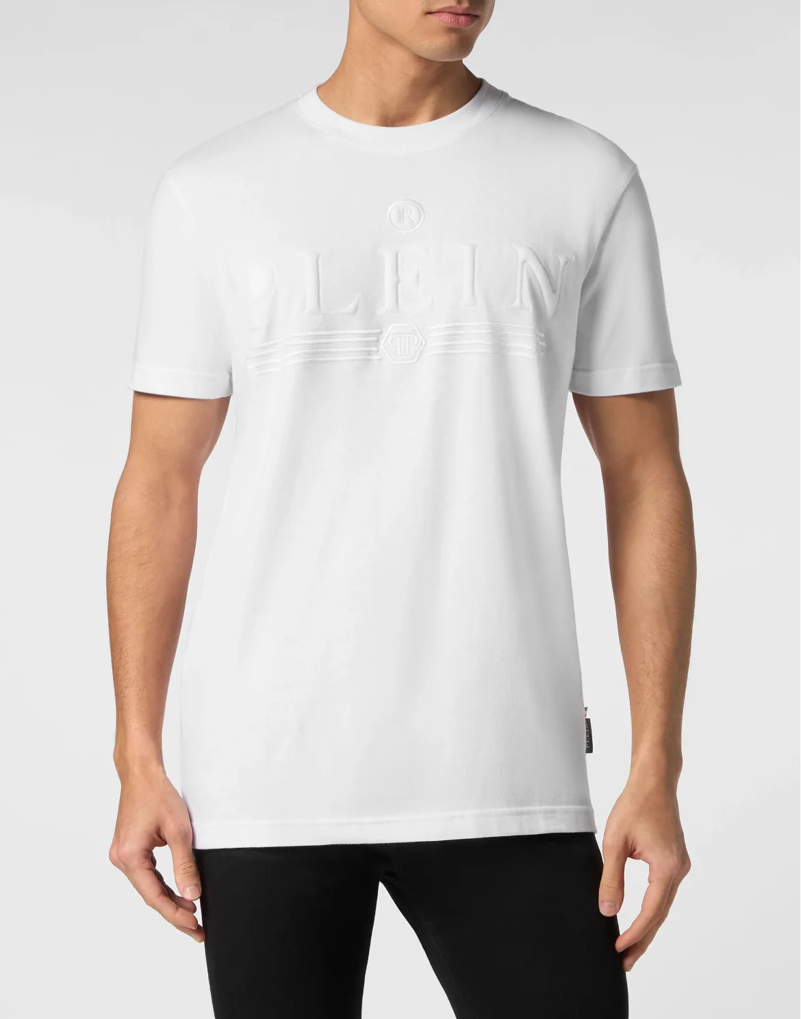 T-shirt Round Neck SS Gothic Plein, цвет: Белый