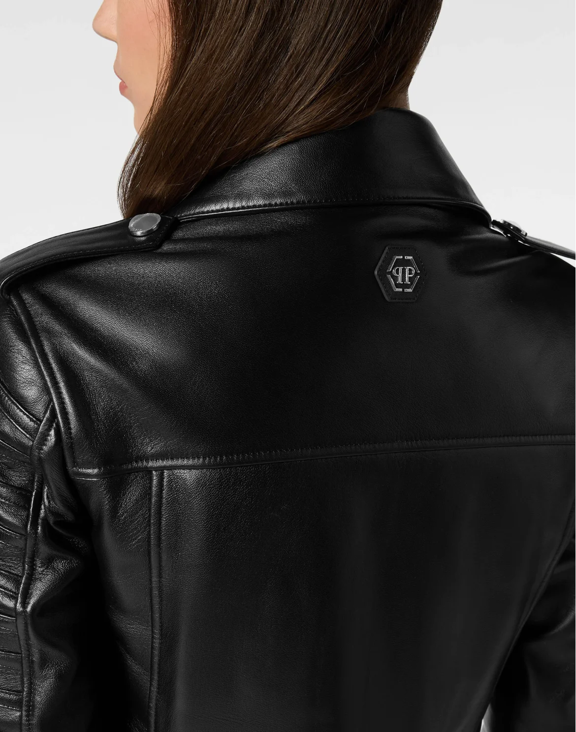 Leather Jacket Crystal Skull, цвет: Черный