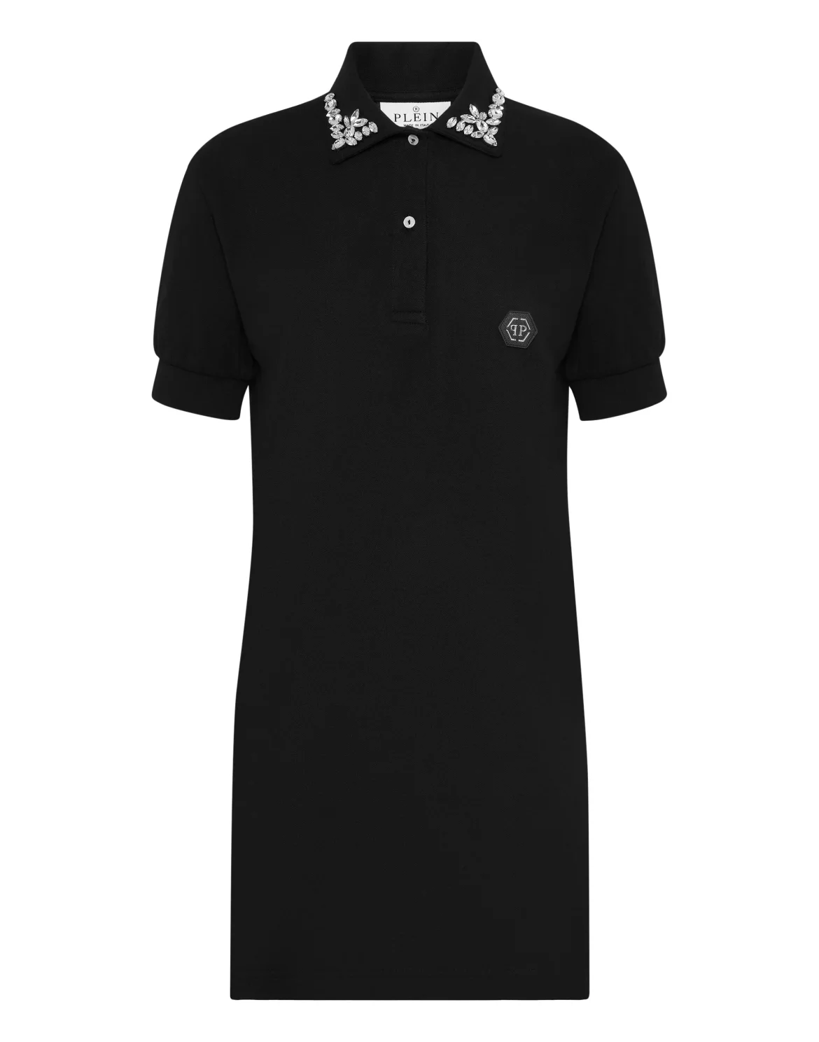 Polo T-shirt Dress Gothic Plein, цвет: Черный