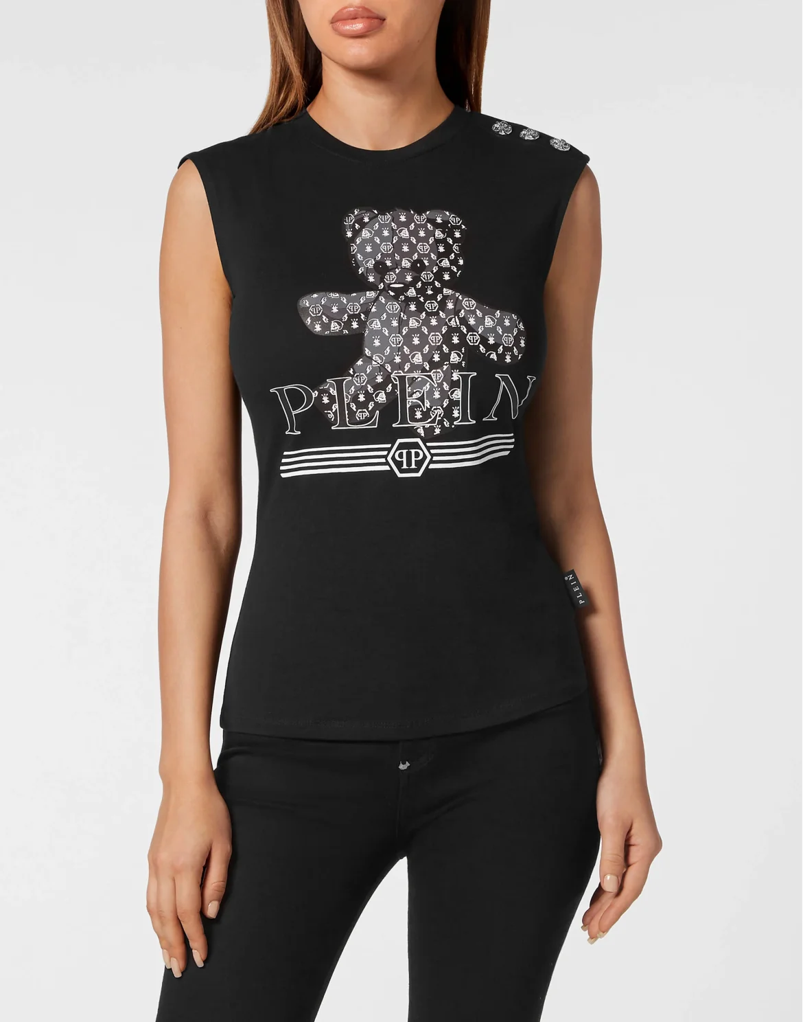 Tank top Teddy Bear, цвет: Черный