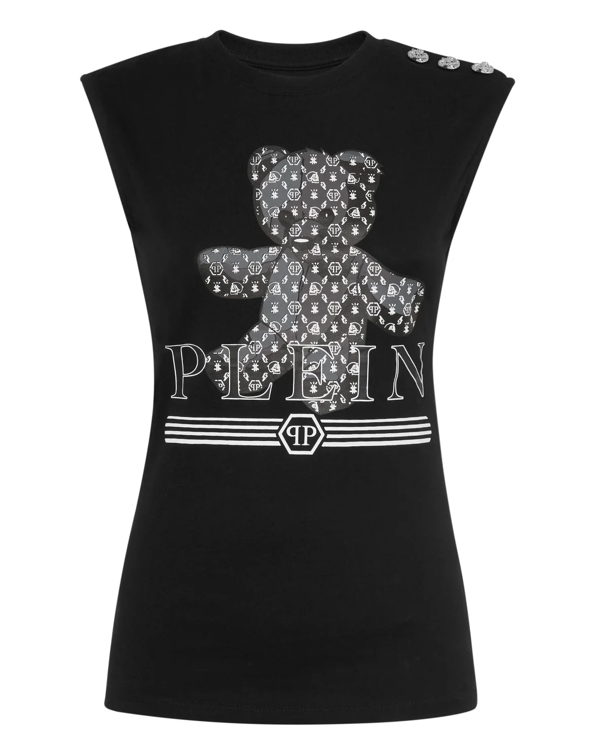 Tank top Teddy Bear, цвет: Черный