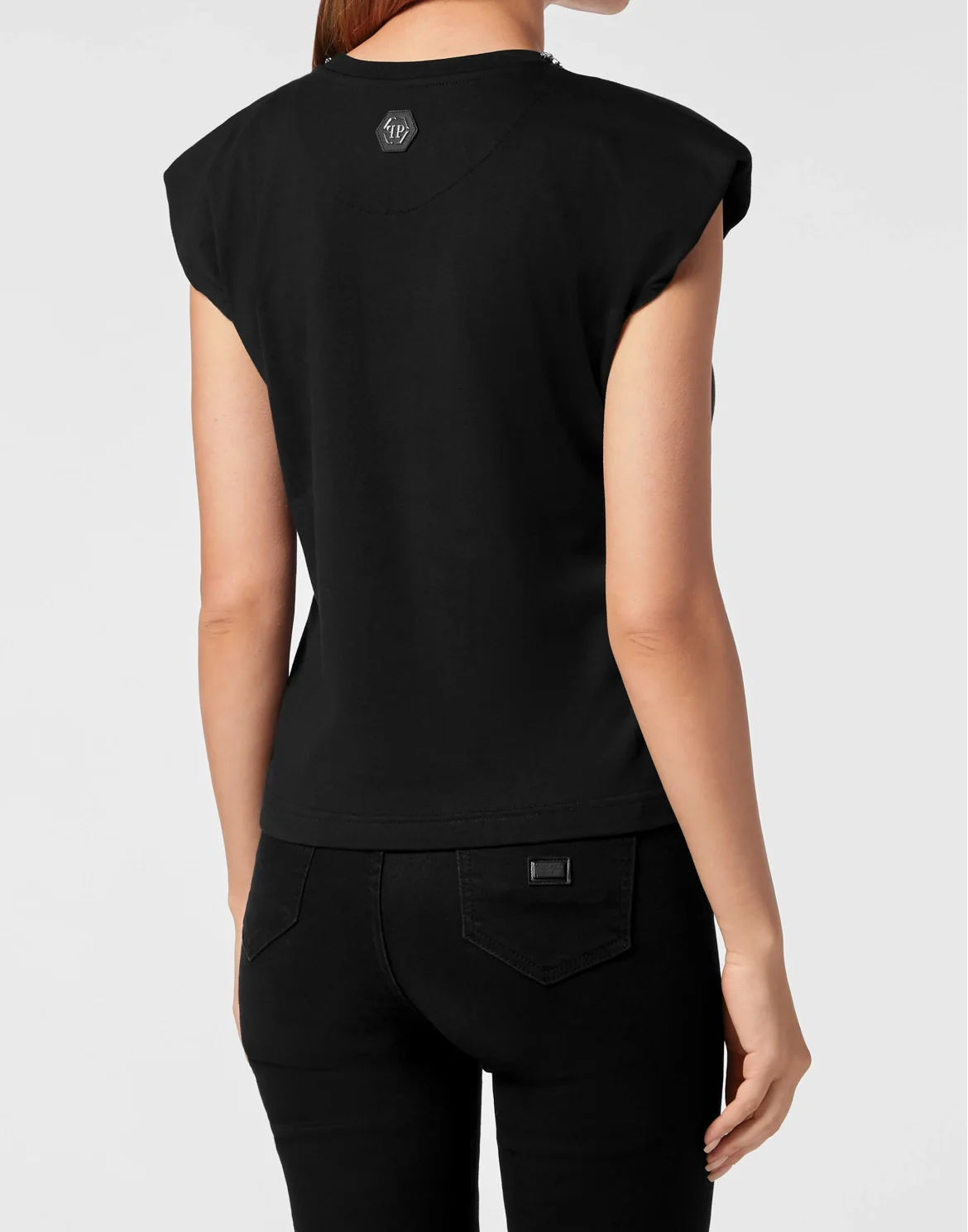 Shoulder Pads Tank top Gothic Plein, цвет: Черный
