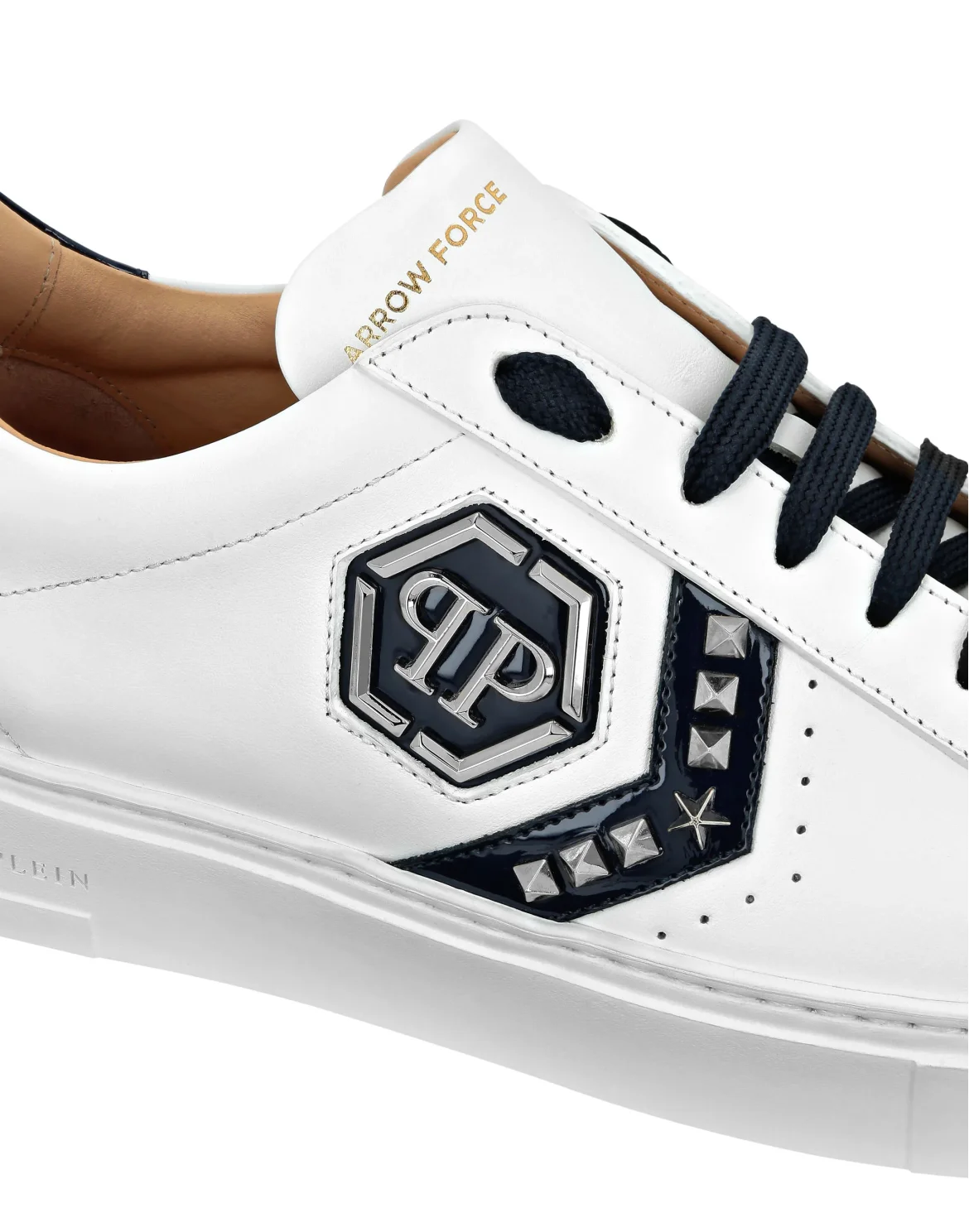 Lo-Top Leather Arrow Force Sneakers, цвет: Белый