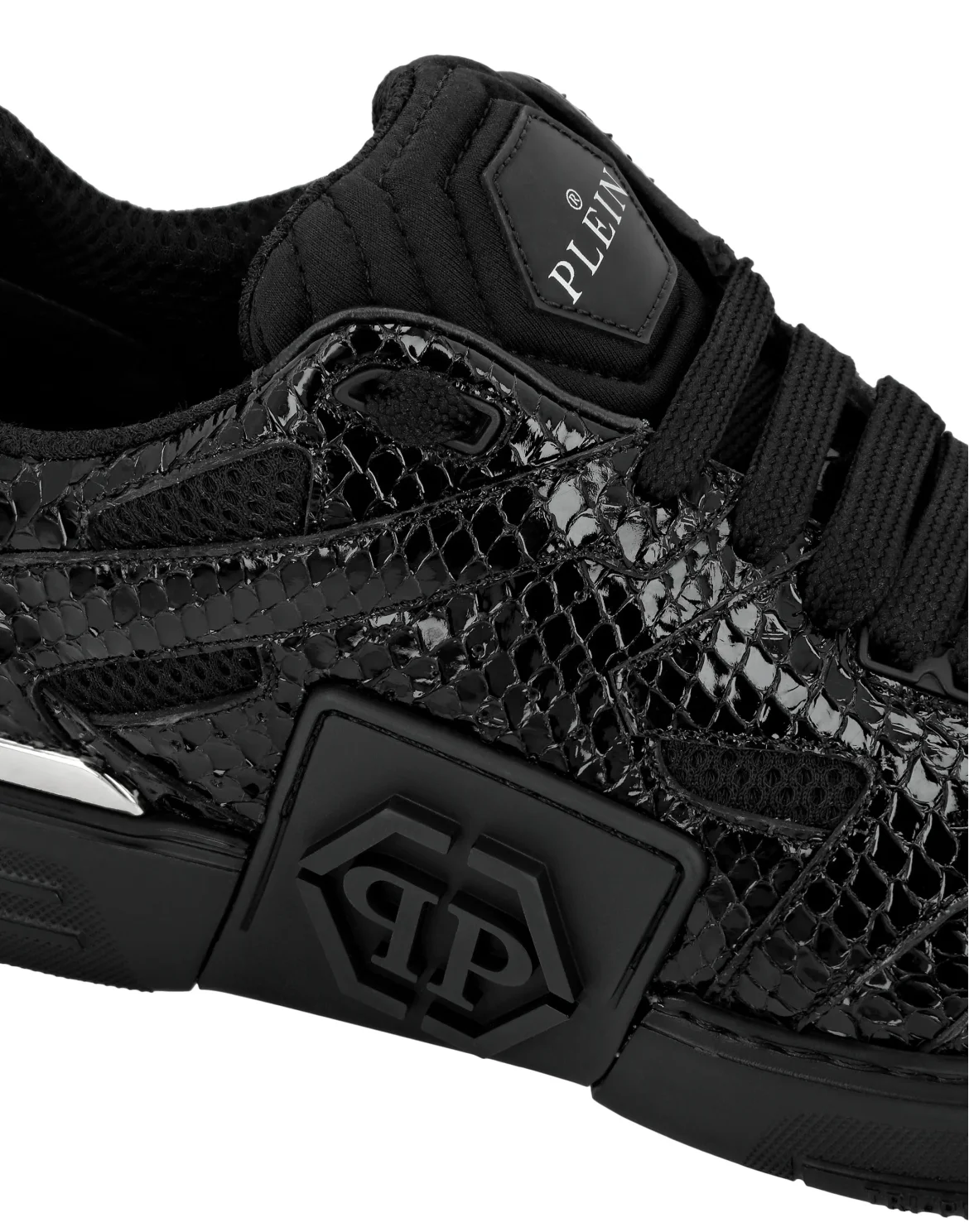Lo-Top Python Sneakers Phantom $Treet, цвет: Черный