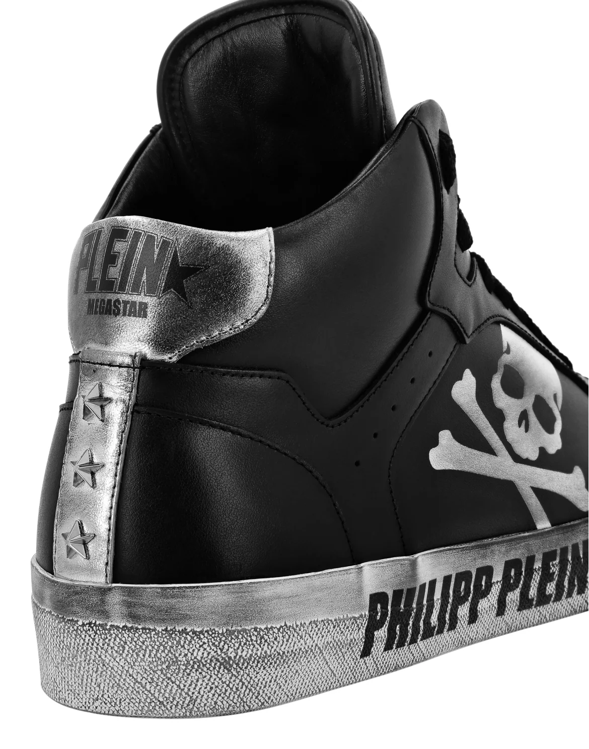 Leather Mid-Top Sneakers Retrokickz TM, цвет: Черный