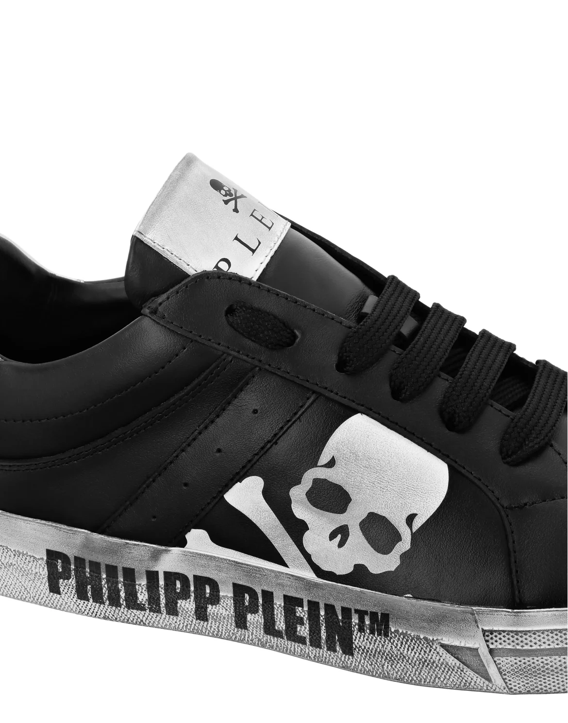 Lo-Top Leather Sneakers Retrokickz TM, цвет: Черный