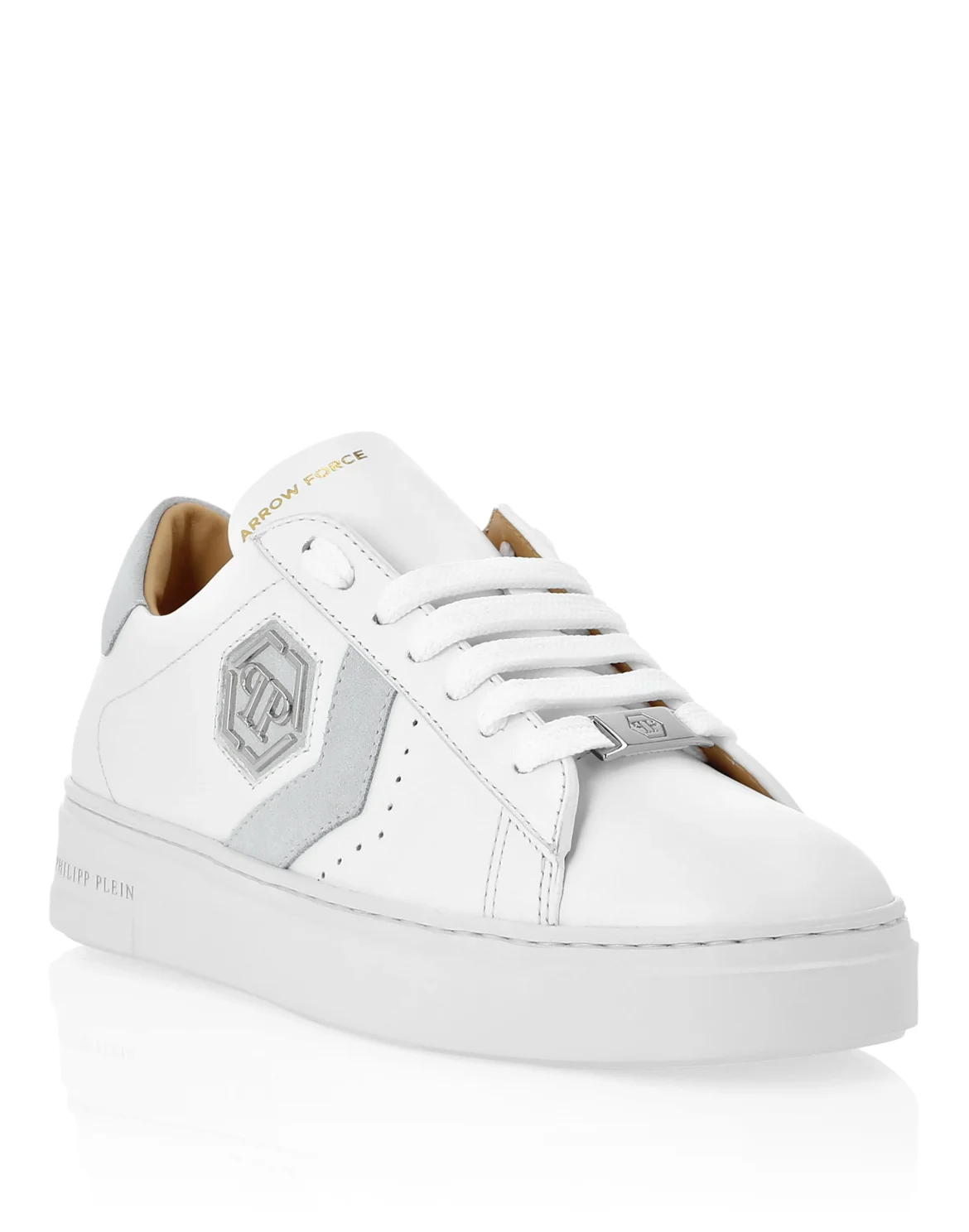 Lo-Top Leather Arrow Force Sneakers, цвет: Белый
