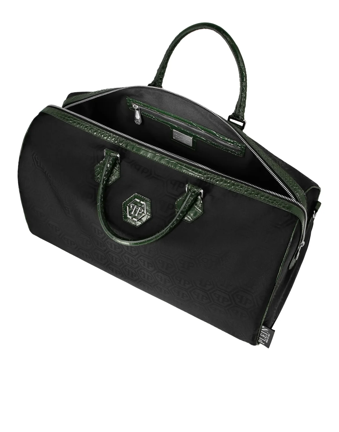 Nylon Weekend Bag Monogram, цвет: Черный