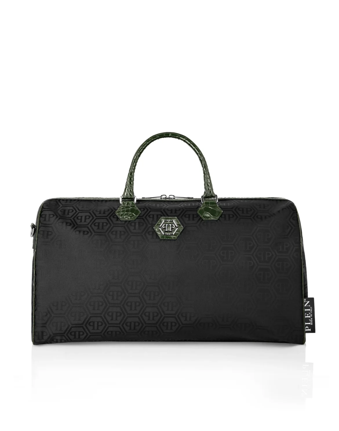 Nylon Weekend Bag Monogram, цвет: Черный