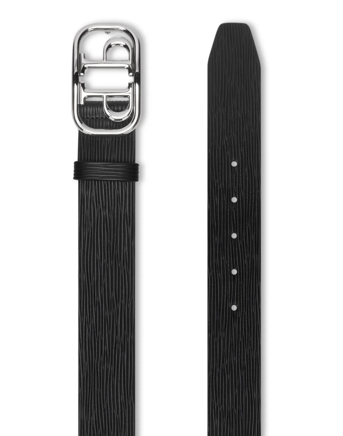 Saffiano Leather Belt PP, цвет: Черный