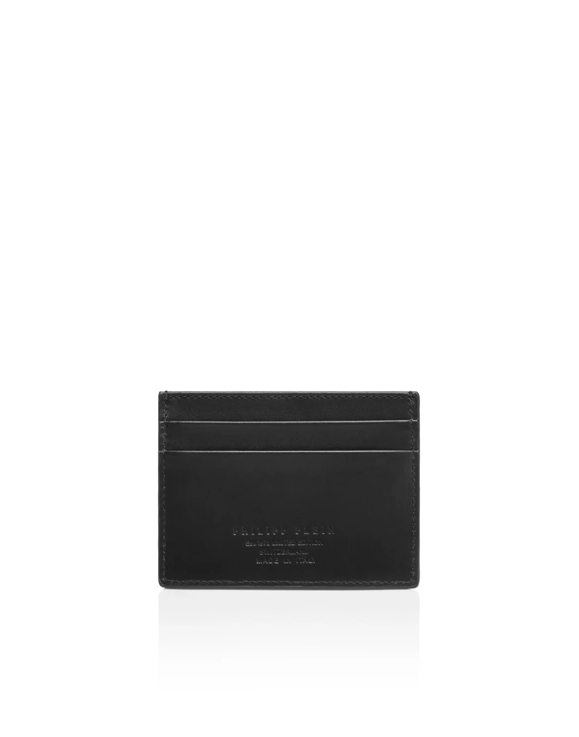 Leather Cardholder Monogram Strass, цвет: Черный