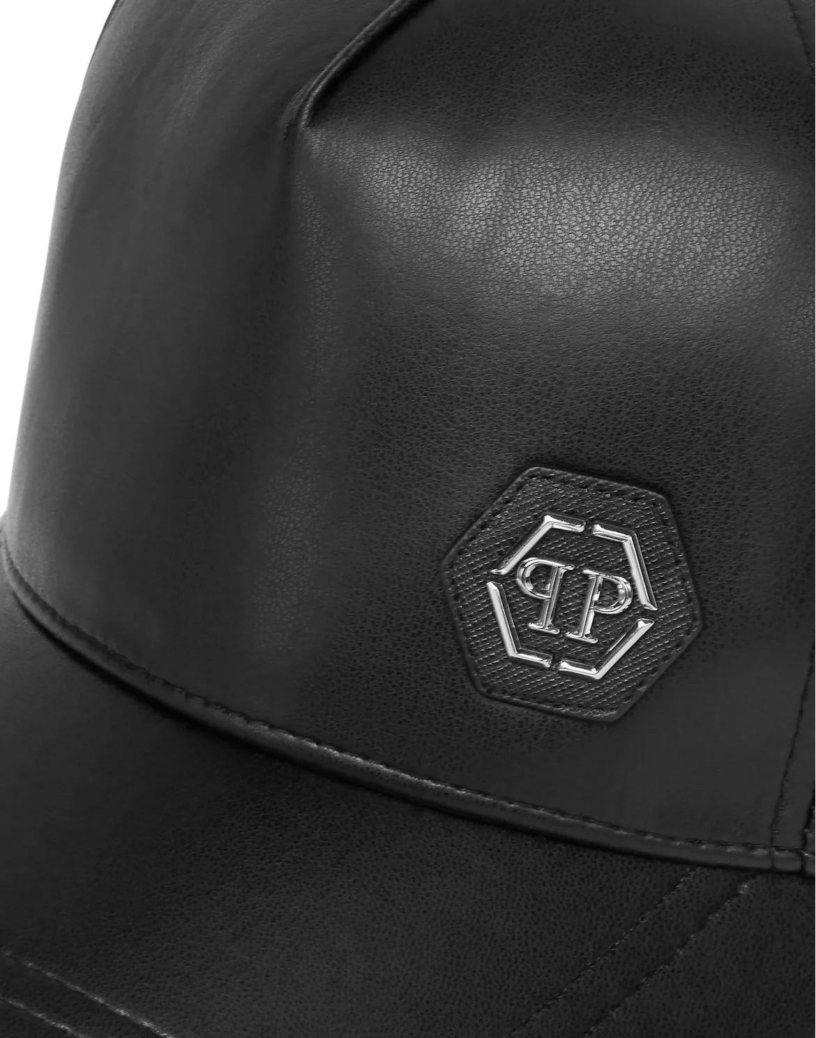 Eco Leather Cap Hexagon, цвет: Черный