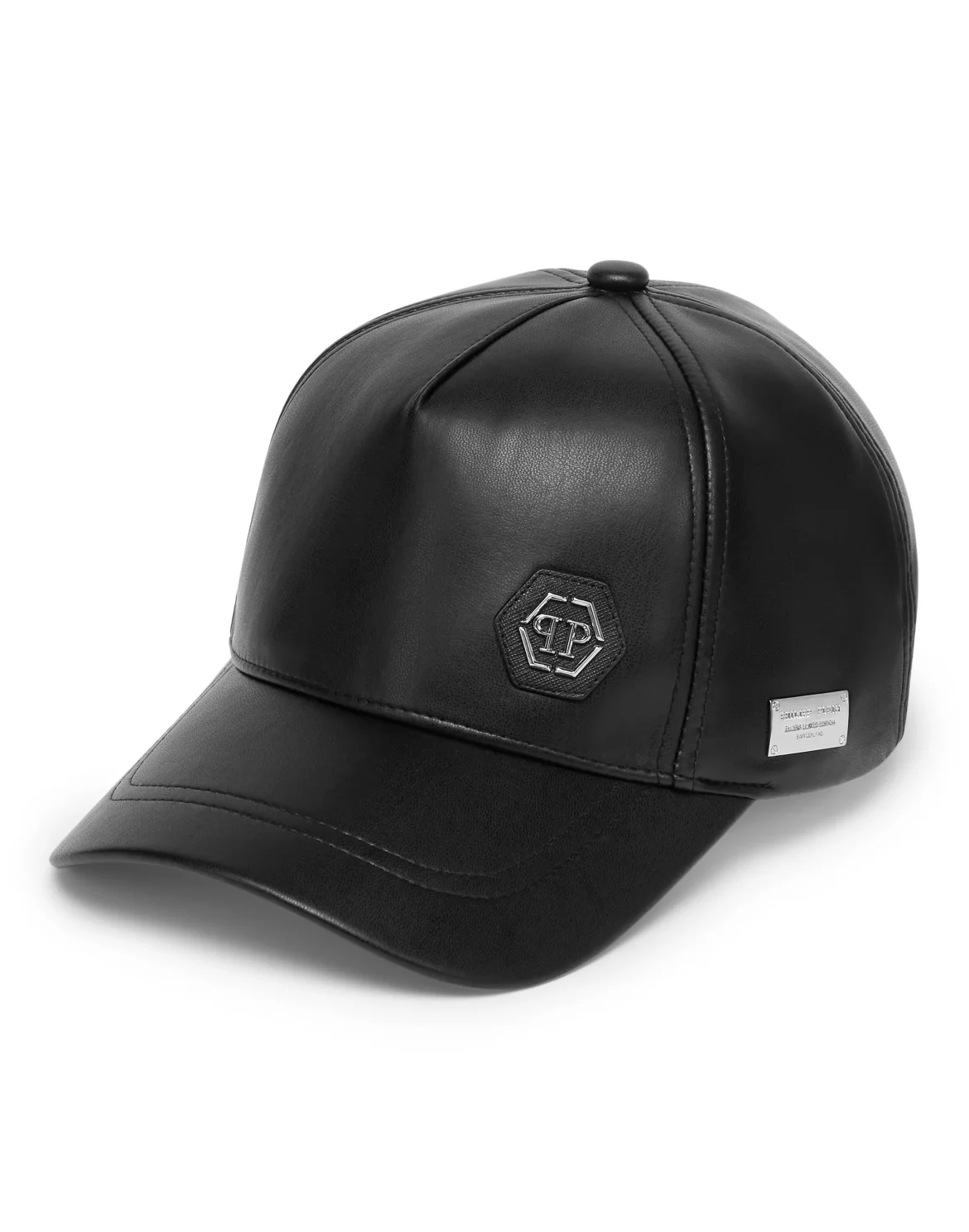 Eco Leather Cap Hexagon, цвет: Черный