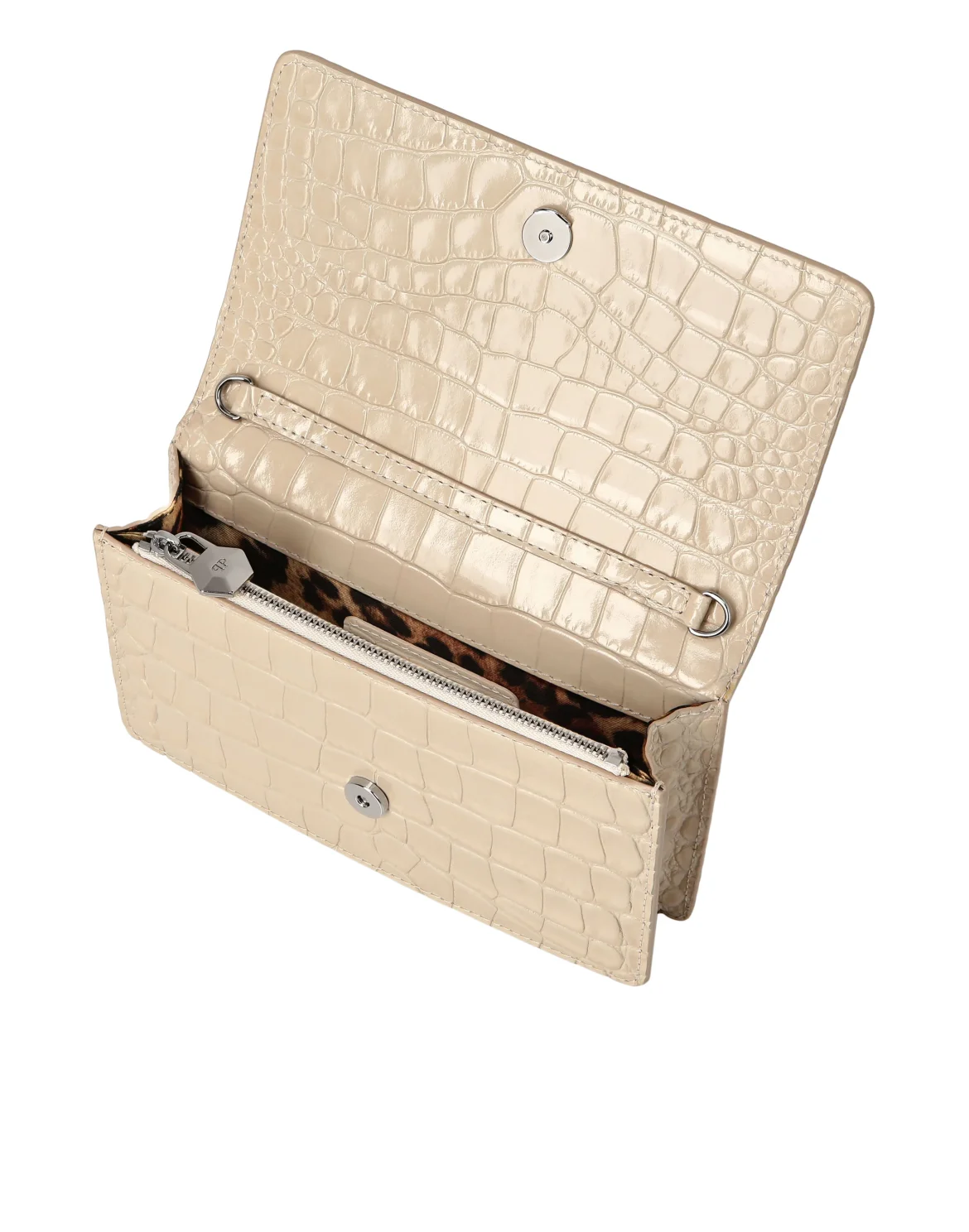 Hexagon Bag Cocco Crystal, цвет: Бежевый
