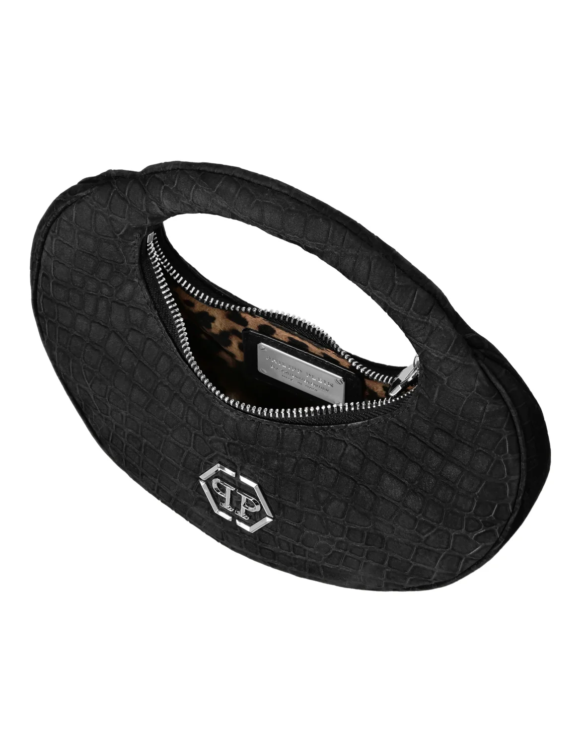 Medium Nubuck Moon Bag, цвет: Черный