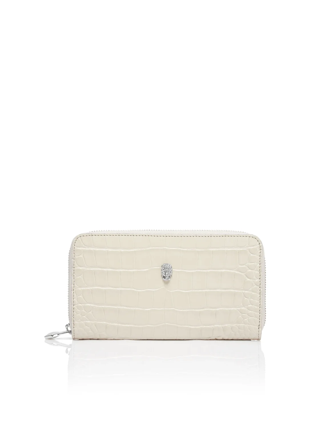 Rounded Zip Wallet Cocco, цвет: Бежевый