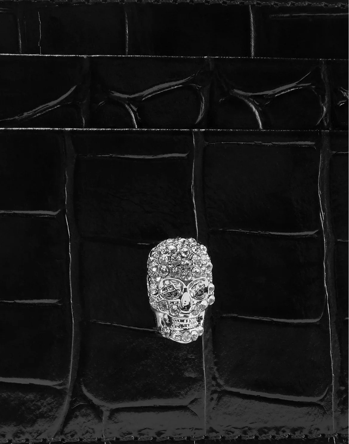 Cardholder Cocco Skull, цвет: Черный