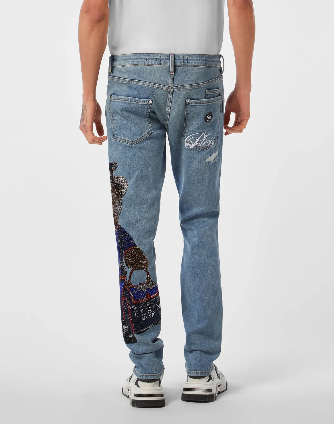 Super Straight Cut Denim Trousers Teddy Stones, цвет: Синий