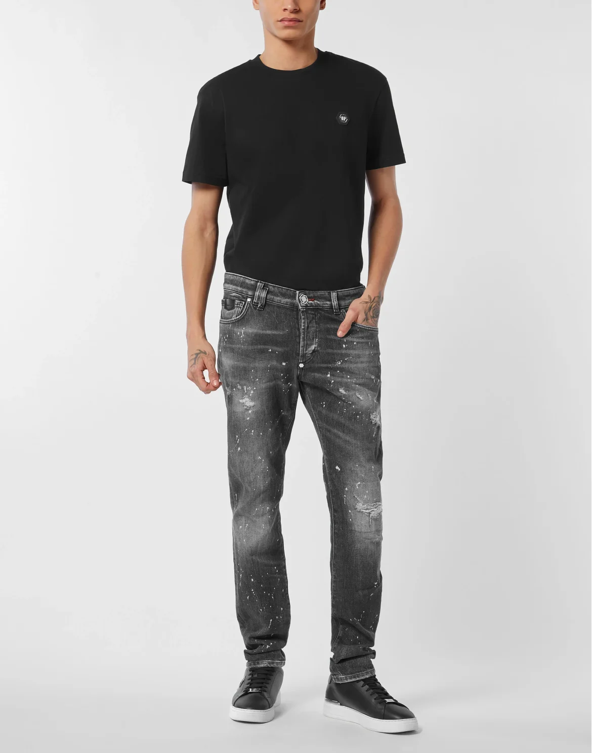 5-Pocket Super Straight Cut Jeans PP, цвет: Серый