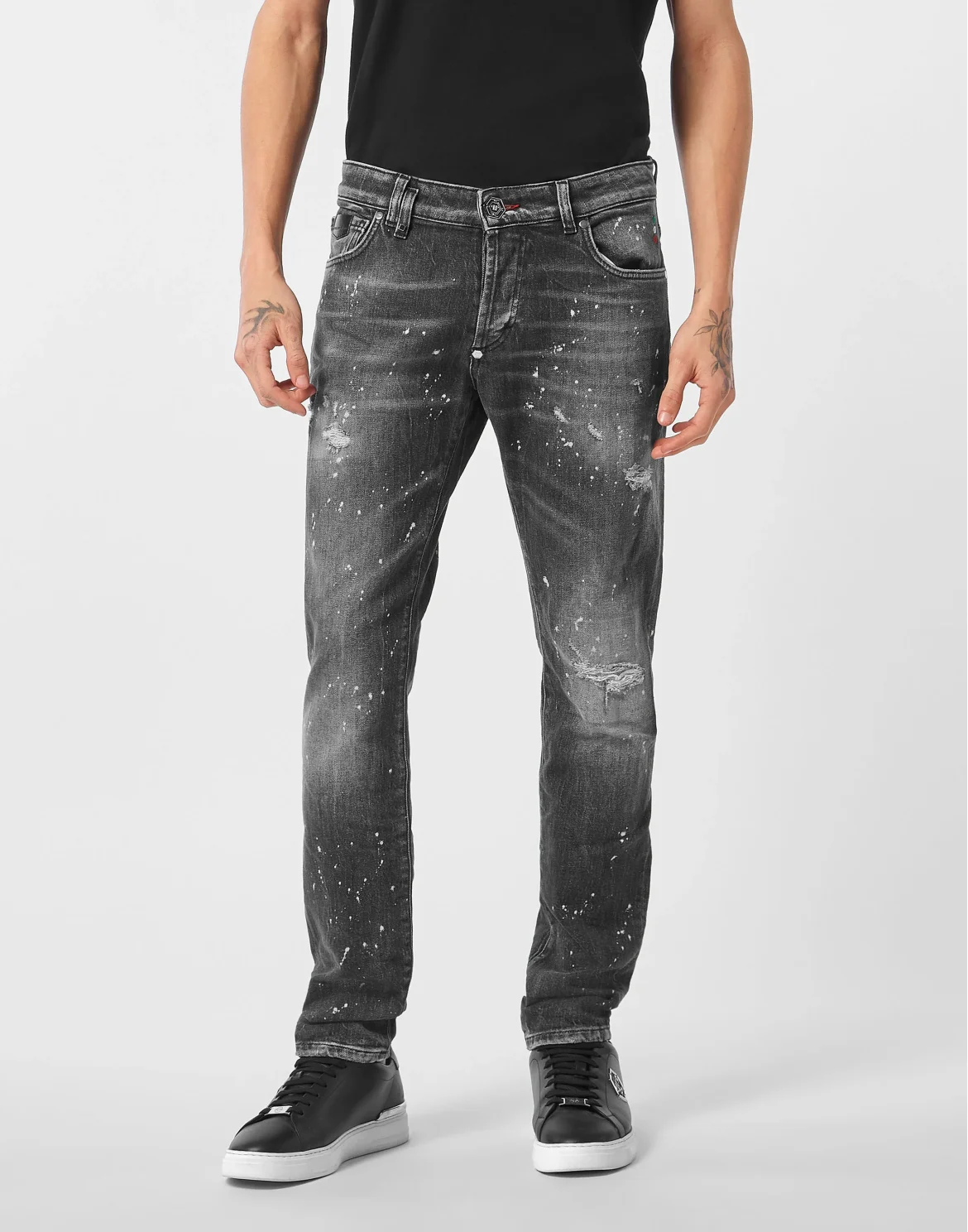 5-Pocket Super Straight Cut Jeans PP, цвет: Серый
