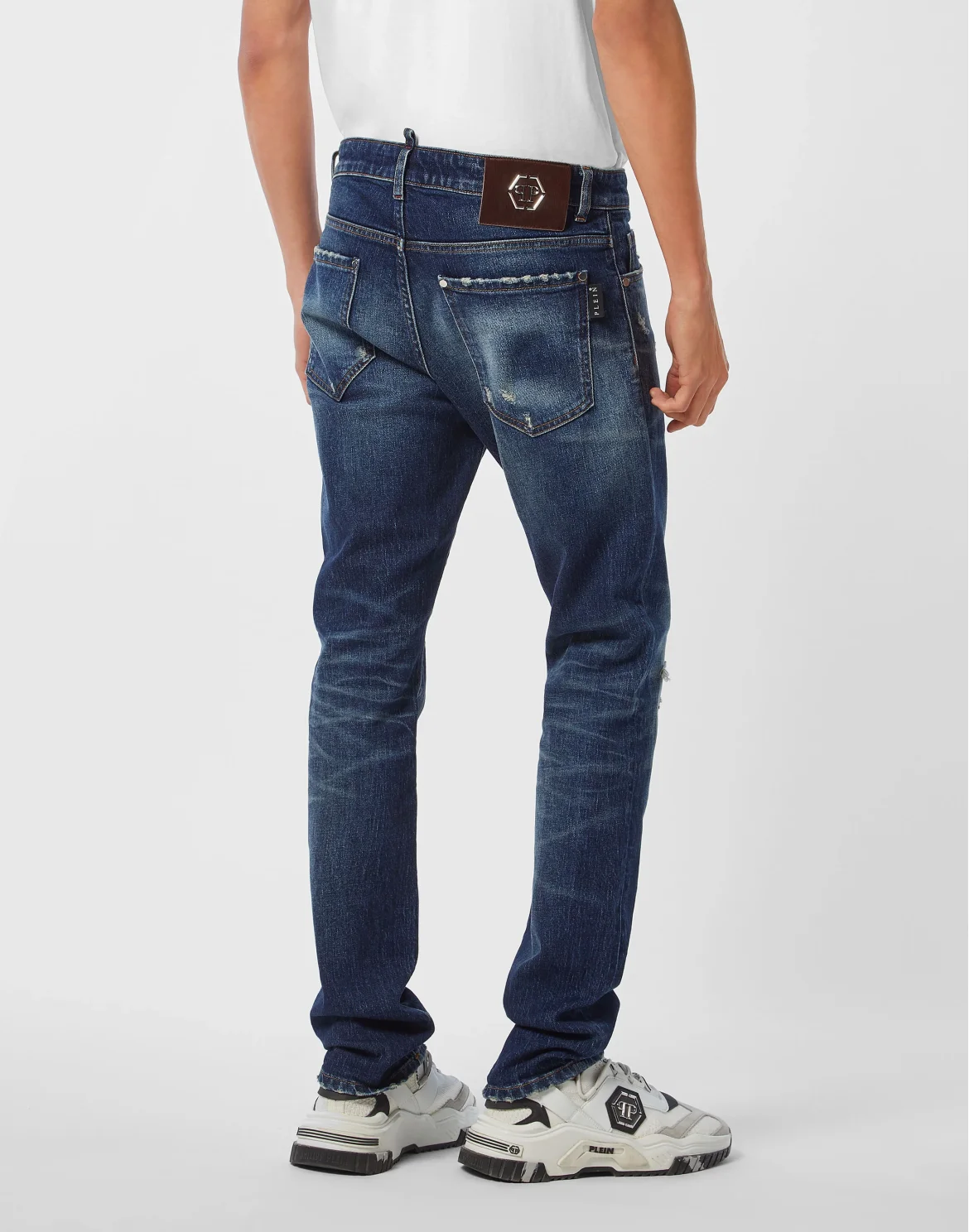 5-Pocket Super Straight Cut Jeans PP, цвет: Темно-синий деним