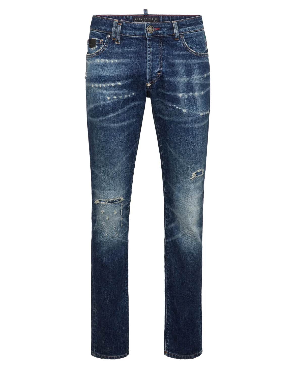 5-Pocket Super Straight Cut Jeans PP, цвет: Темно-синий деним