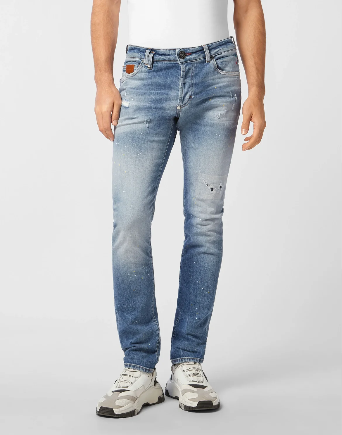 5-Pocket Super Straight Cut Jeans PP, цвет: Голубой