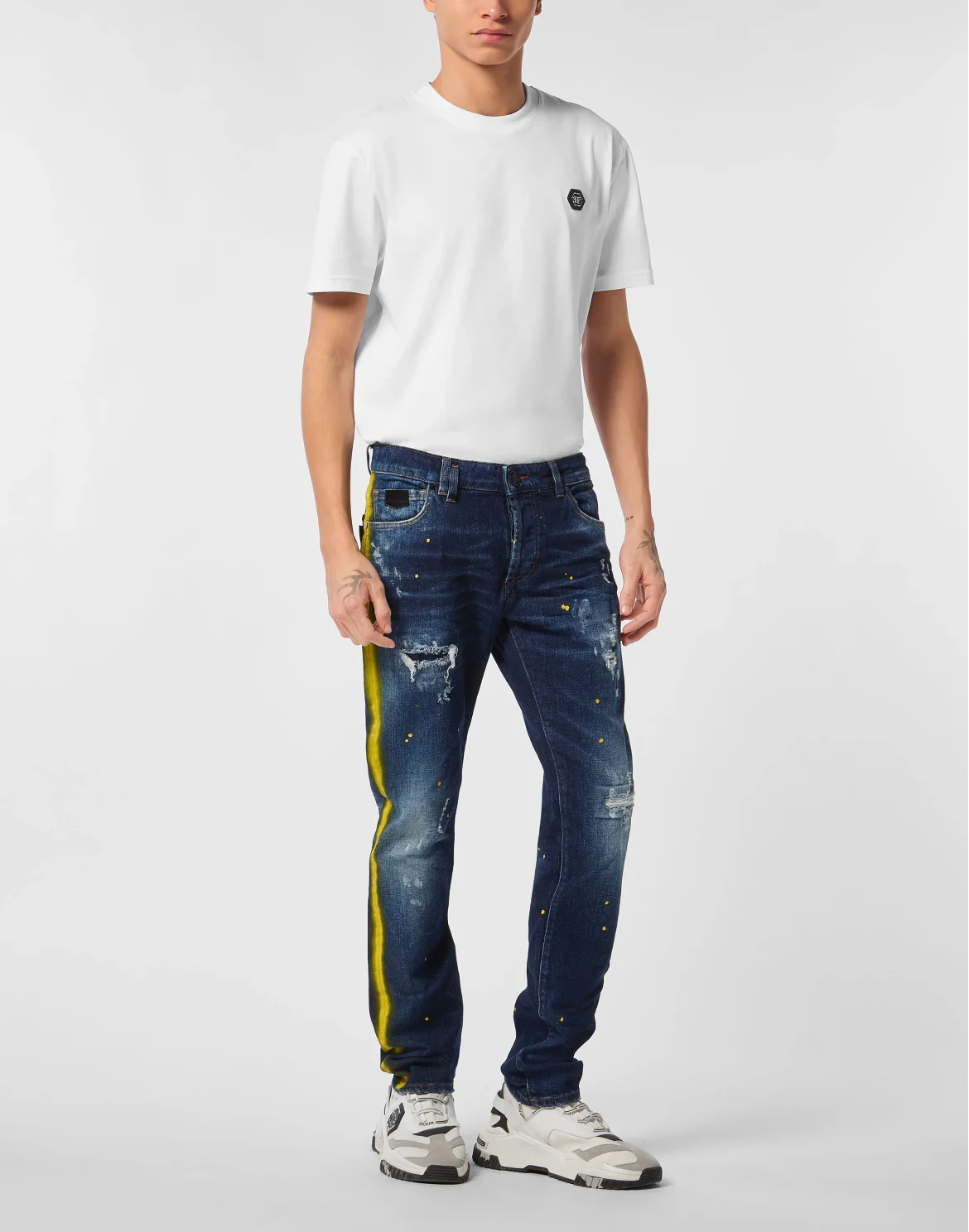 5-Pocket Super Straight Cut Jeans PP, цвет: Синий