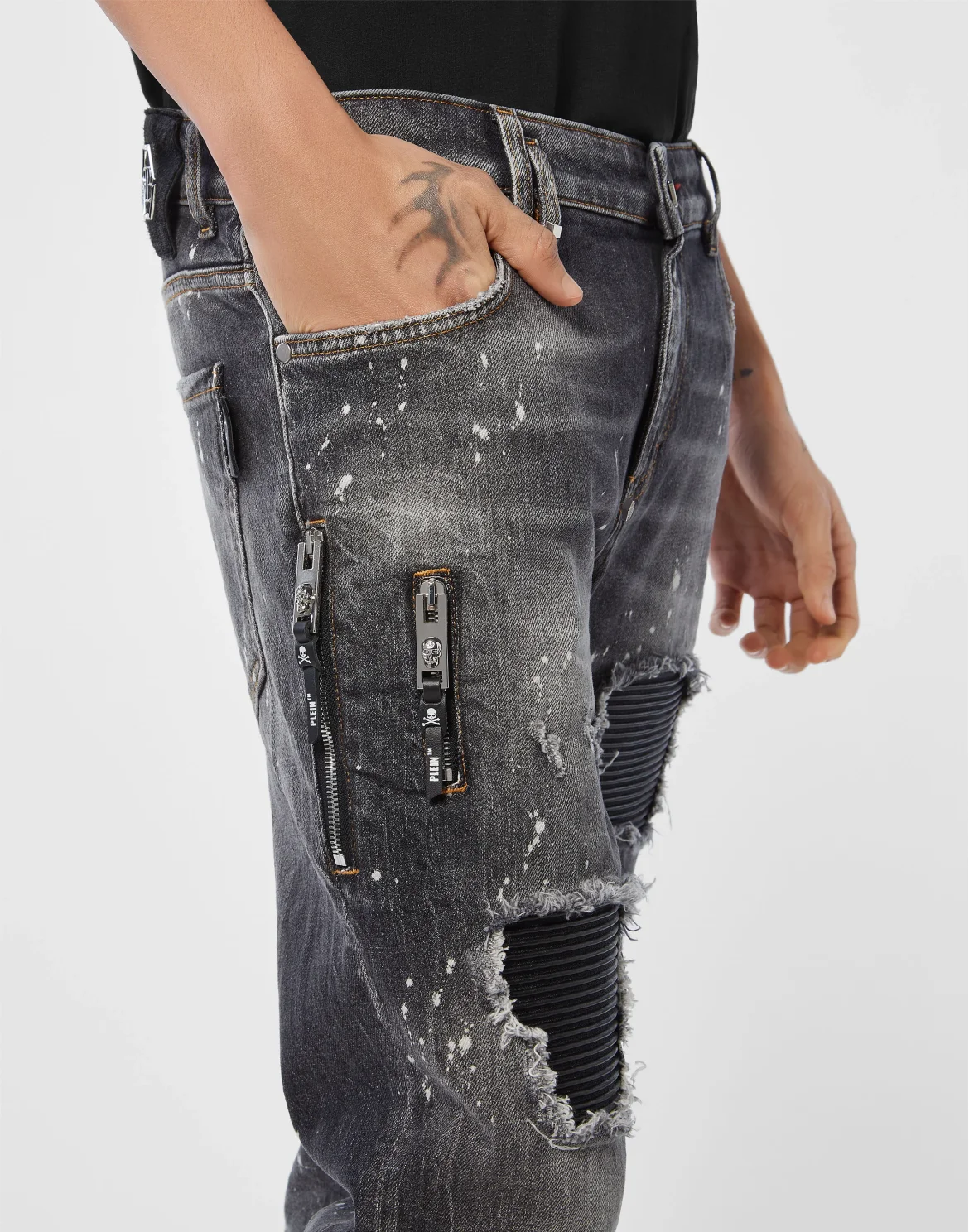 5-Pocket Rock Star Fit Jeans, цвет: Серый