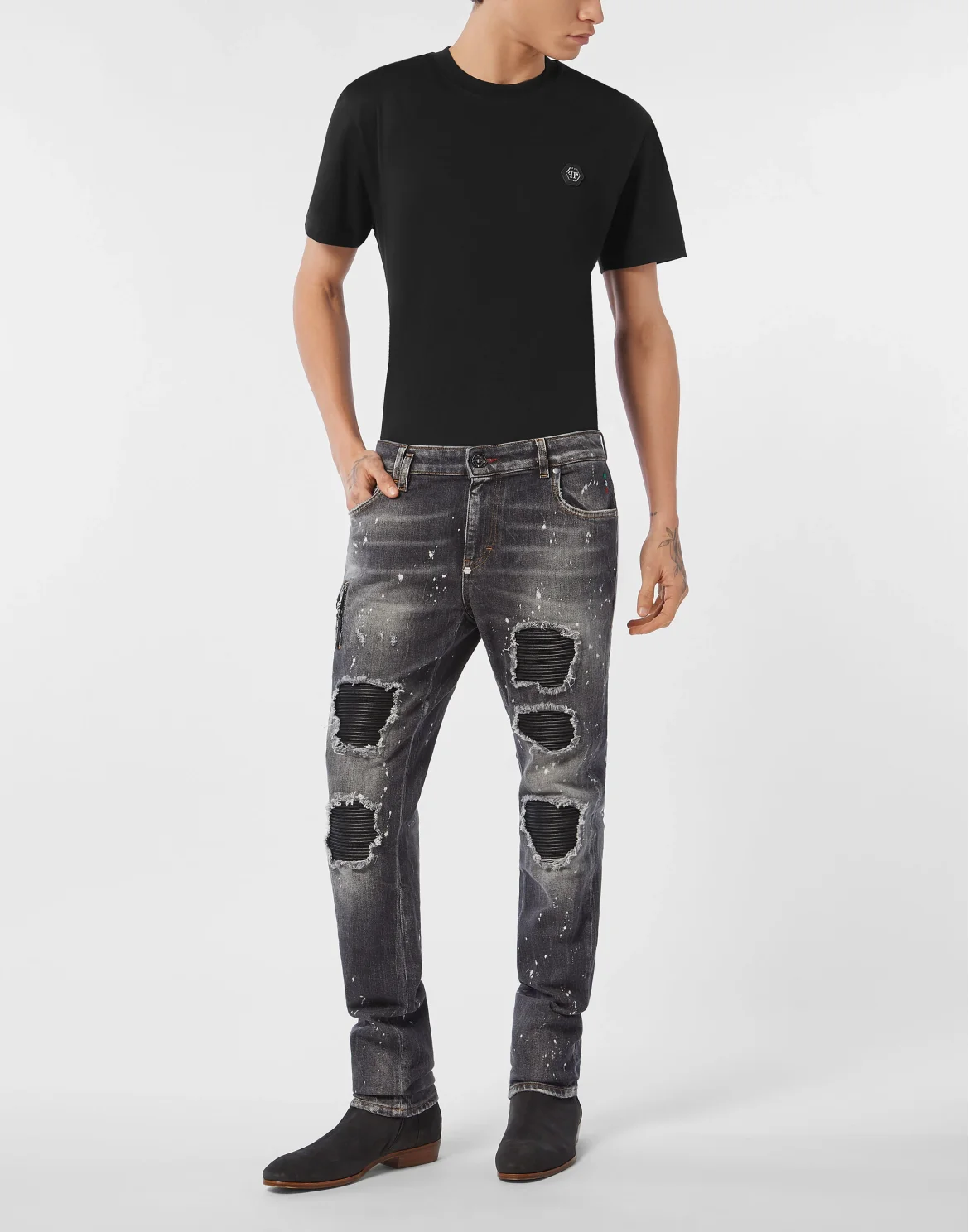 5-Pocket Rock Star Fit Jeans, цвет: Серый