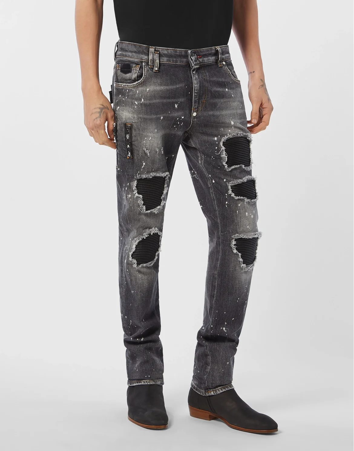 5-Pocket Rock Star Fit Jeans, цвет: Серый