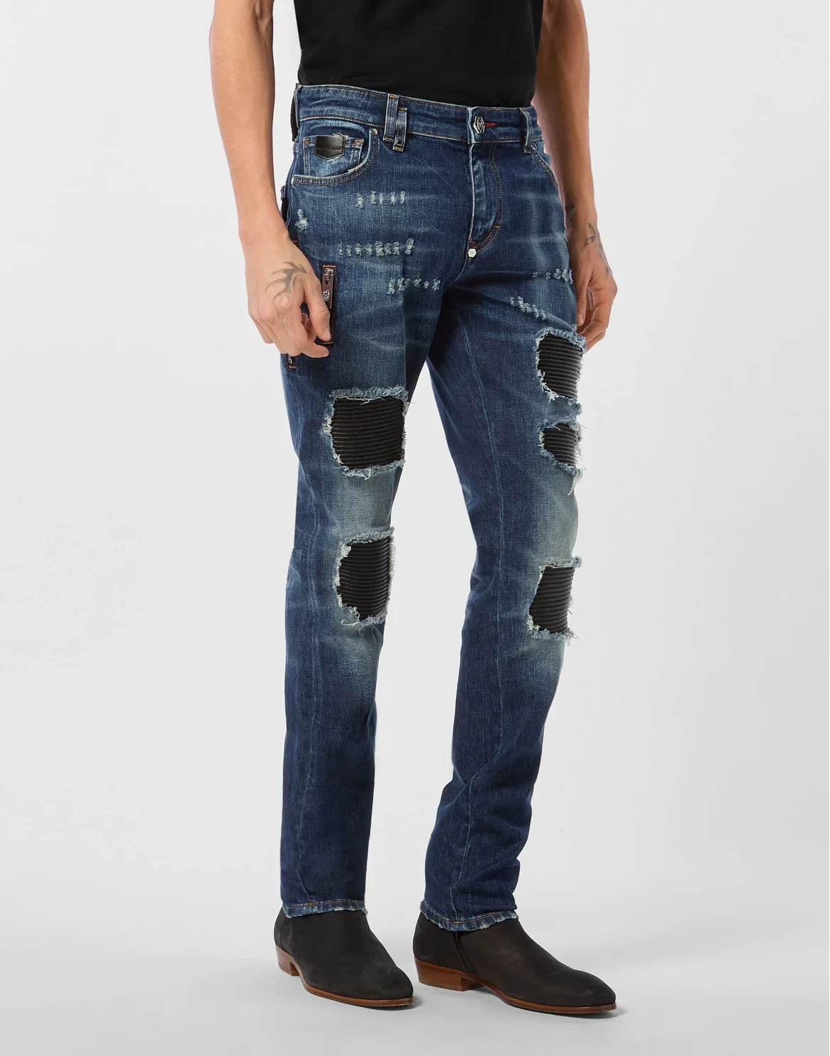 5-Pocket Rock Star Fit Jeans, цвет: Темно-синий деним