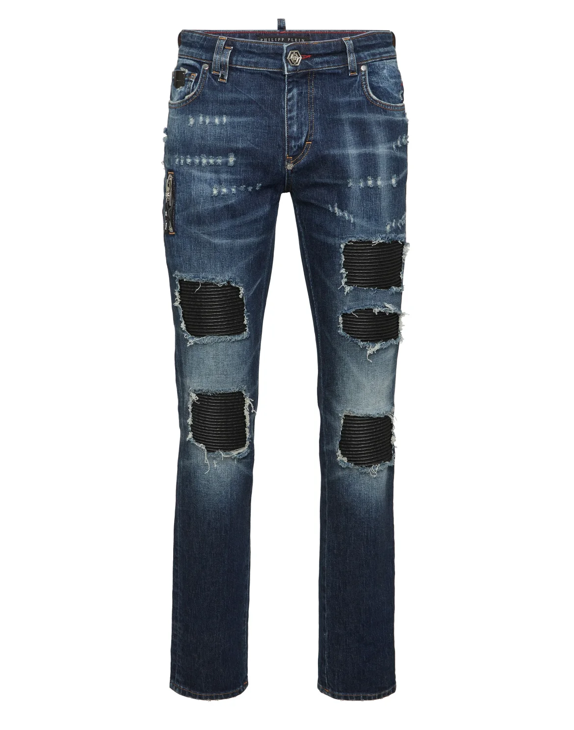 5-Pocket Rock Star Fit Jeans, цвет: Темно-синий деним