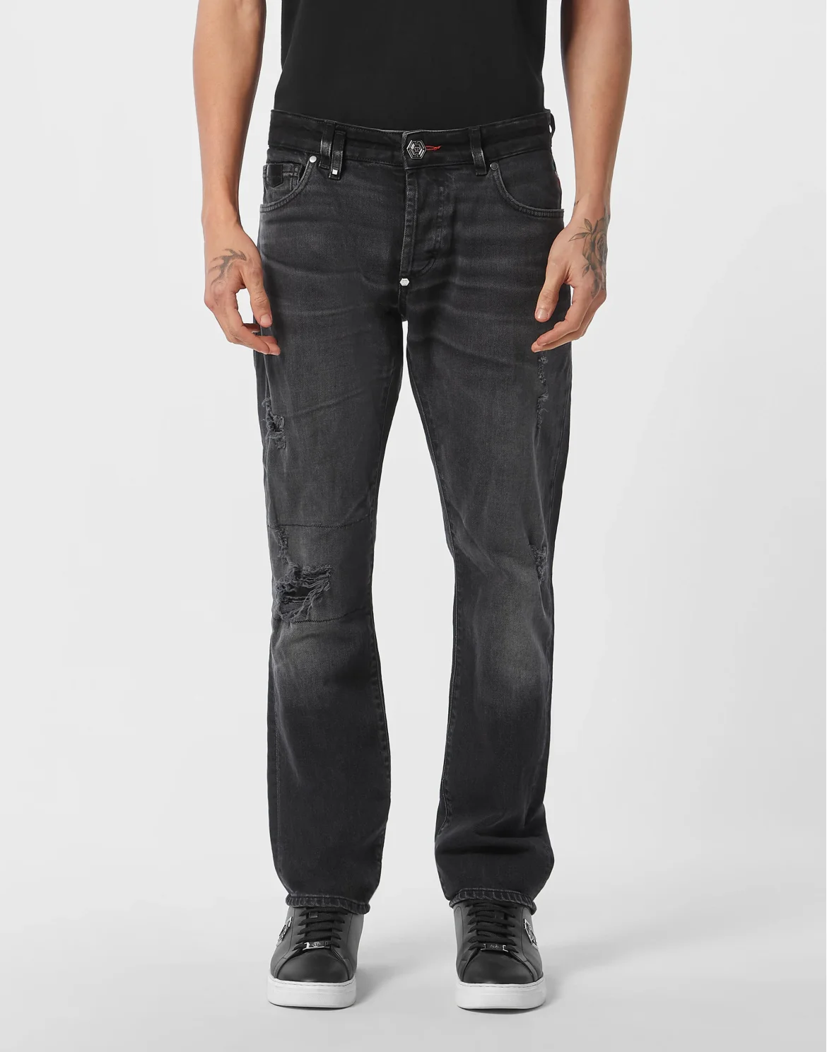Straight Supreme Cut Jeans Hexagon, цвет: Серый