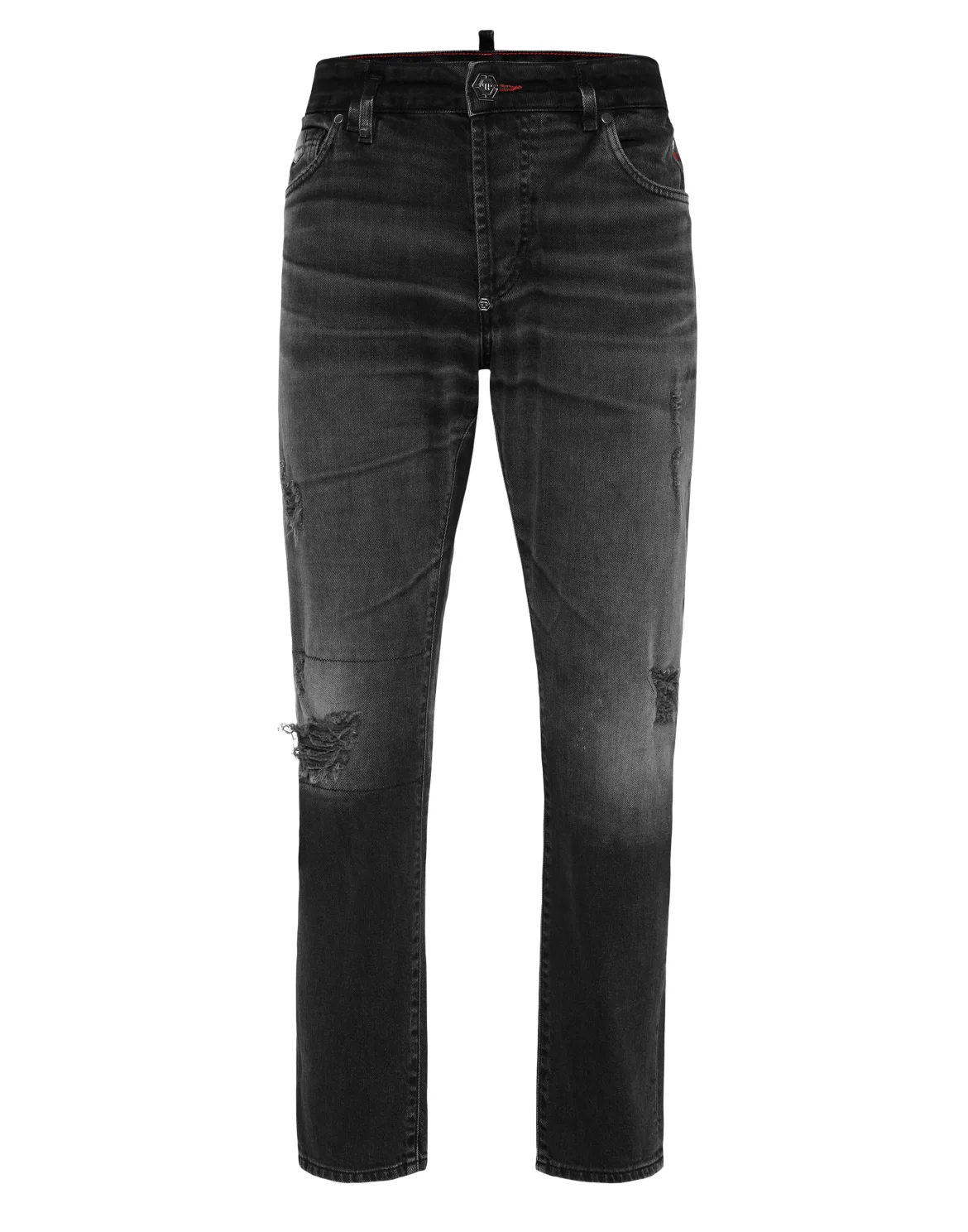 Skinny Jeans Plein, цвет: Серый