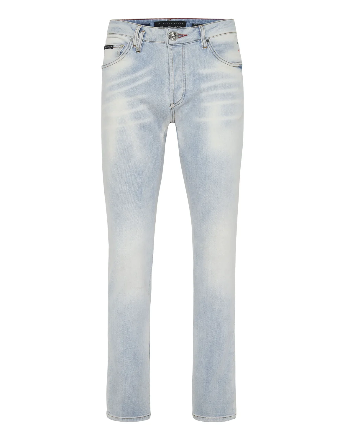 Super Straight Cut Jeans Patch Stars, цвет: Голубой