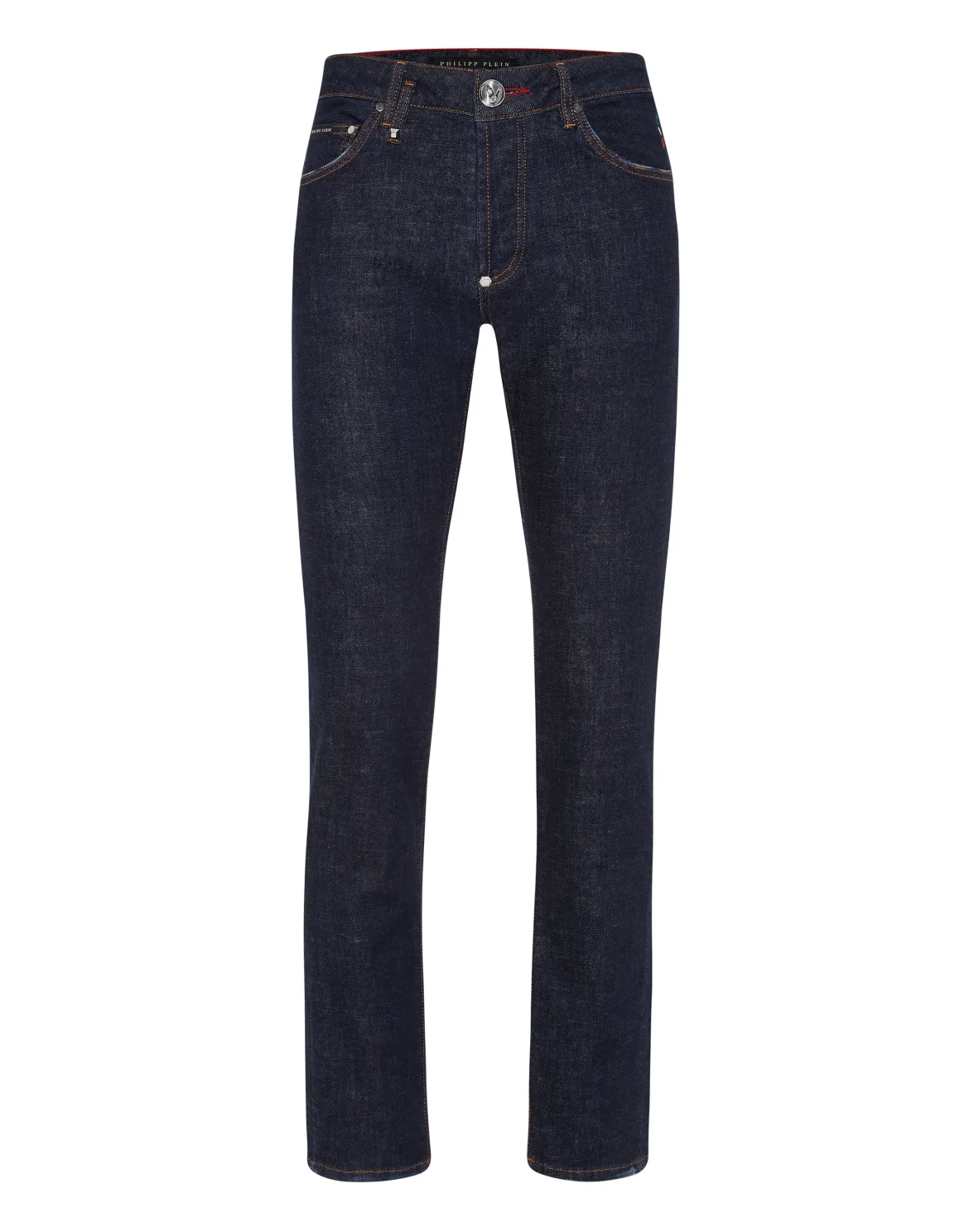 Super Straight Cut Jeans Plein Hotel, цвет: Темно-синий деним